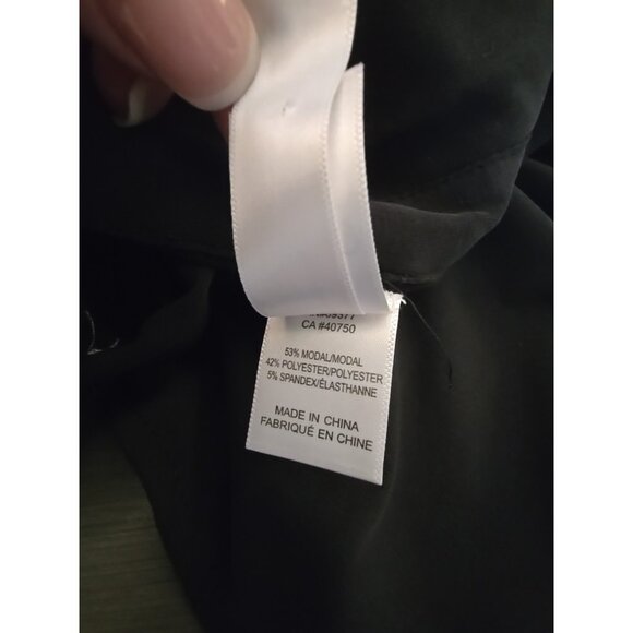 Women's Wynne Layers Black Relaxed Flowly Button Shirt Layering Top Jacket M - Picture 6 of 6